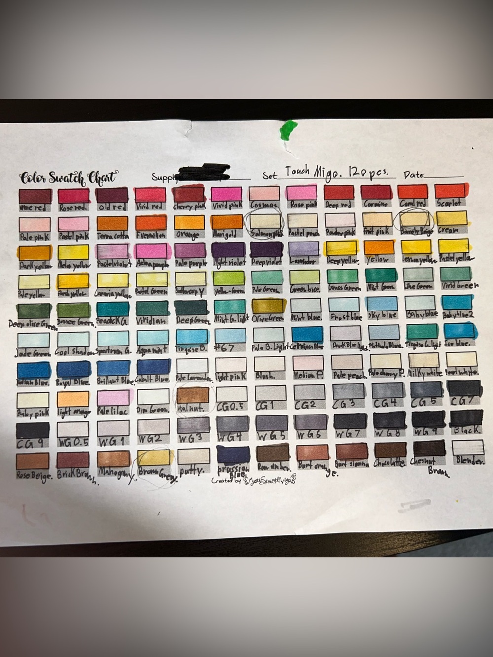 TOUCHMiGO 120PCS Dual Tip Marker Set - Multicolor - Picture 6 of 8